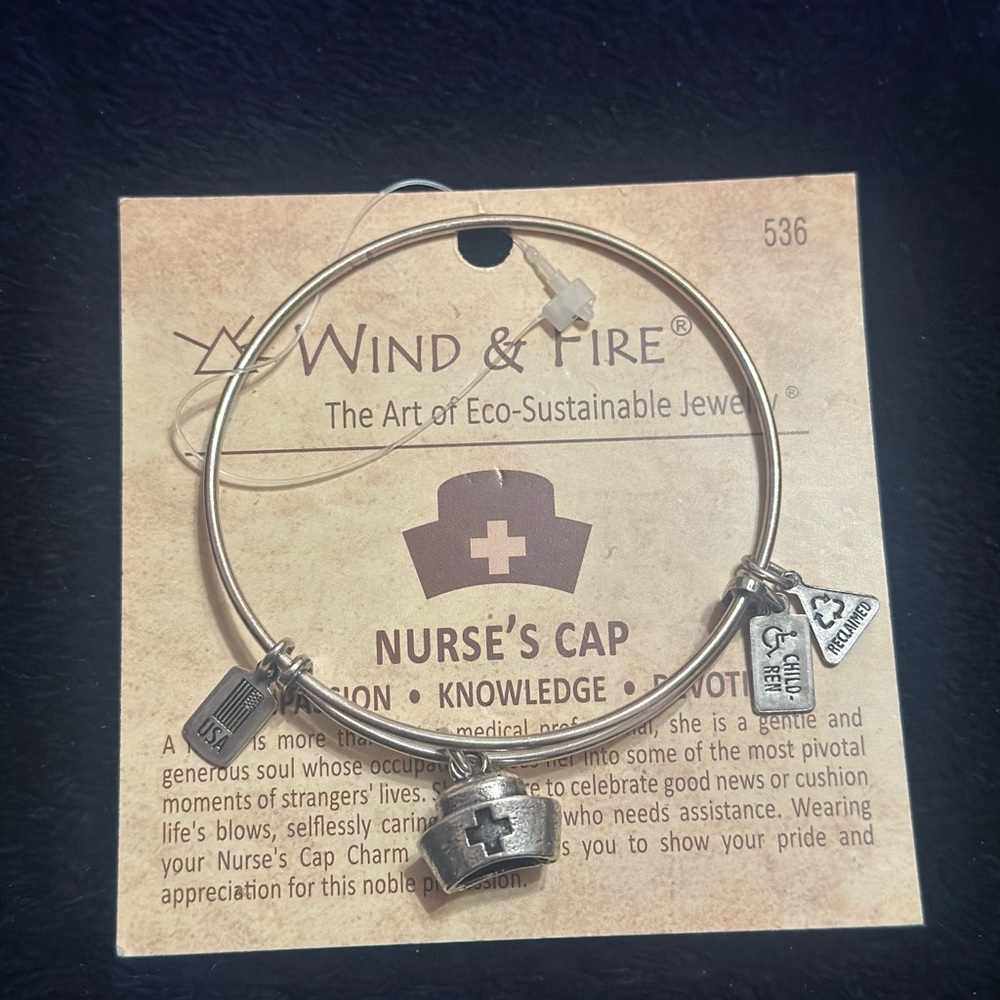 Wind and Fire Nurse Bangle Bracelet